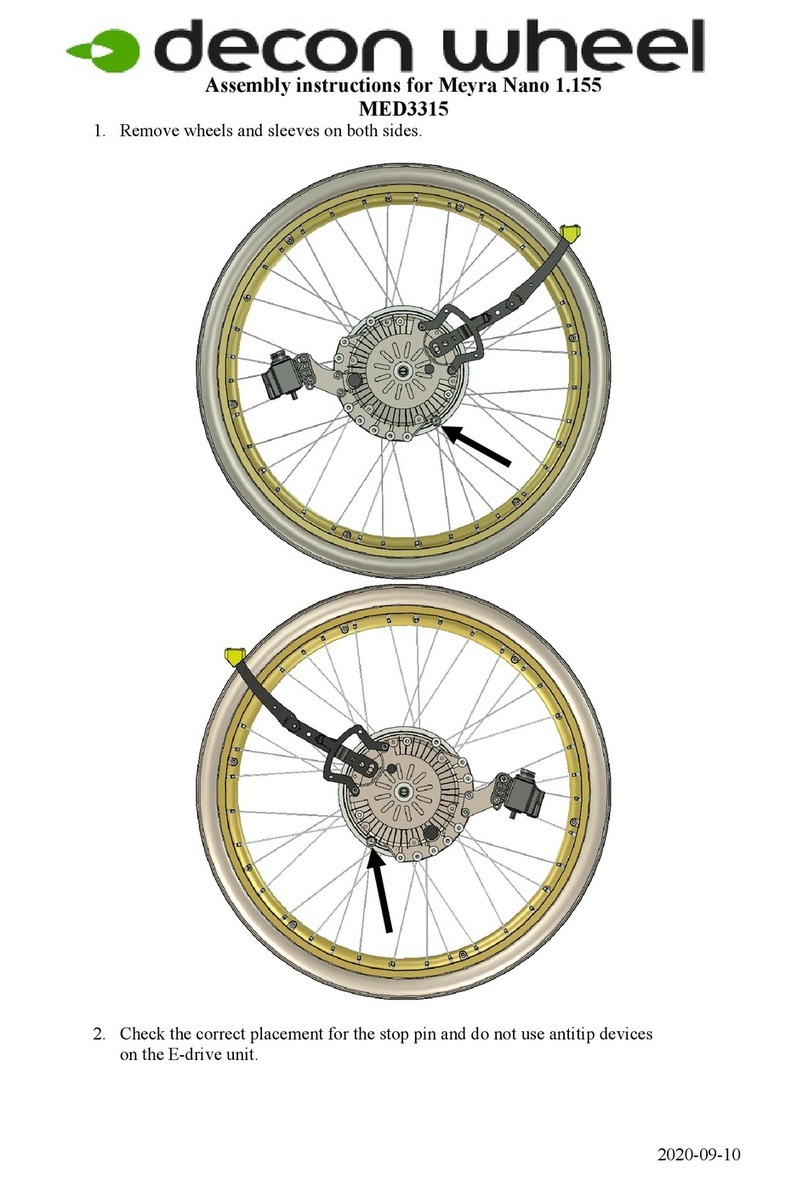 Decon wheel Meyra Nano 1.155 User manual Decon wheel Meyra Nano 1.155 User manual