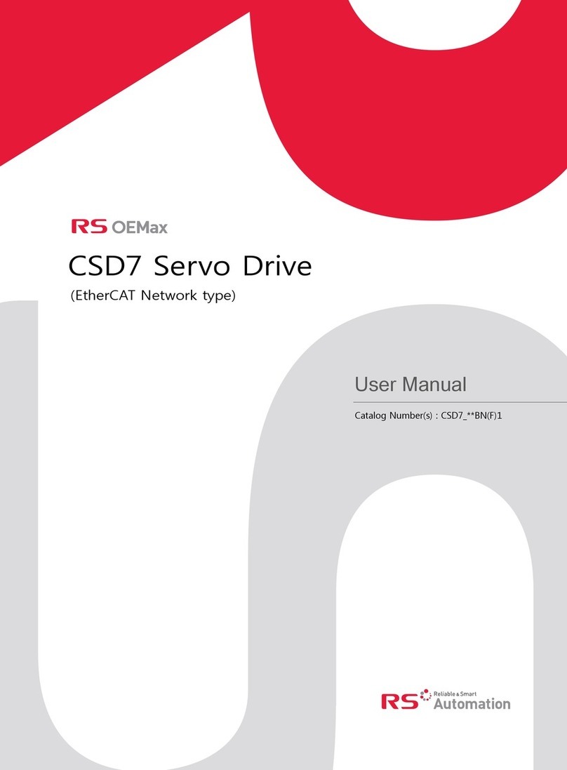 RS Automation OEMax CSD7 user manual