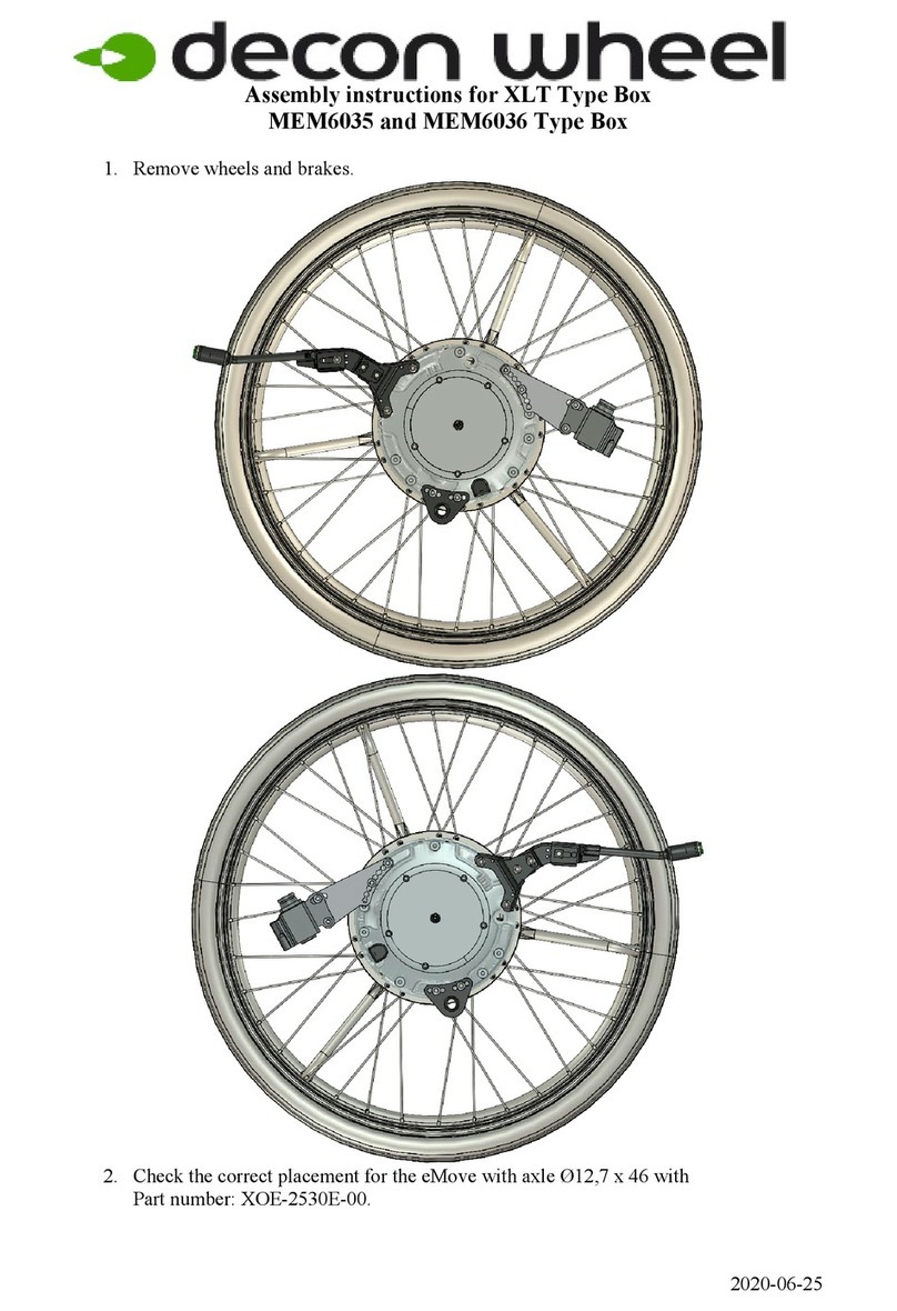 Decon wheel XLT User manual Decon wheel XLT User manual