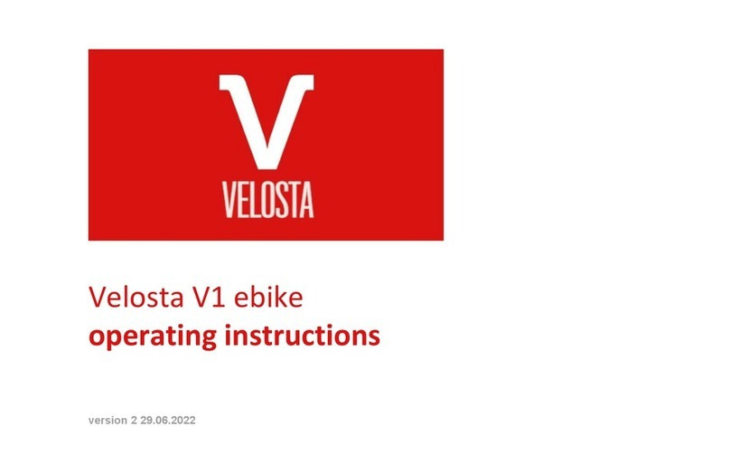 VELOSTA V1 operating instructions