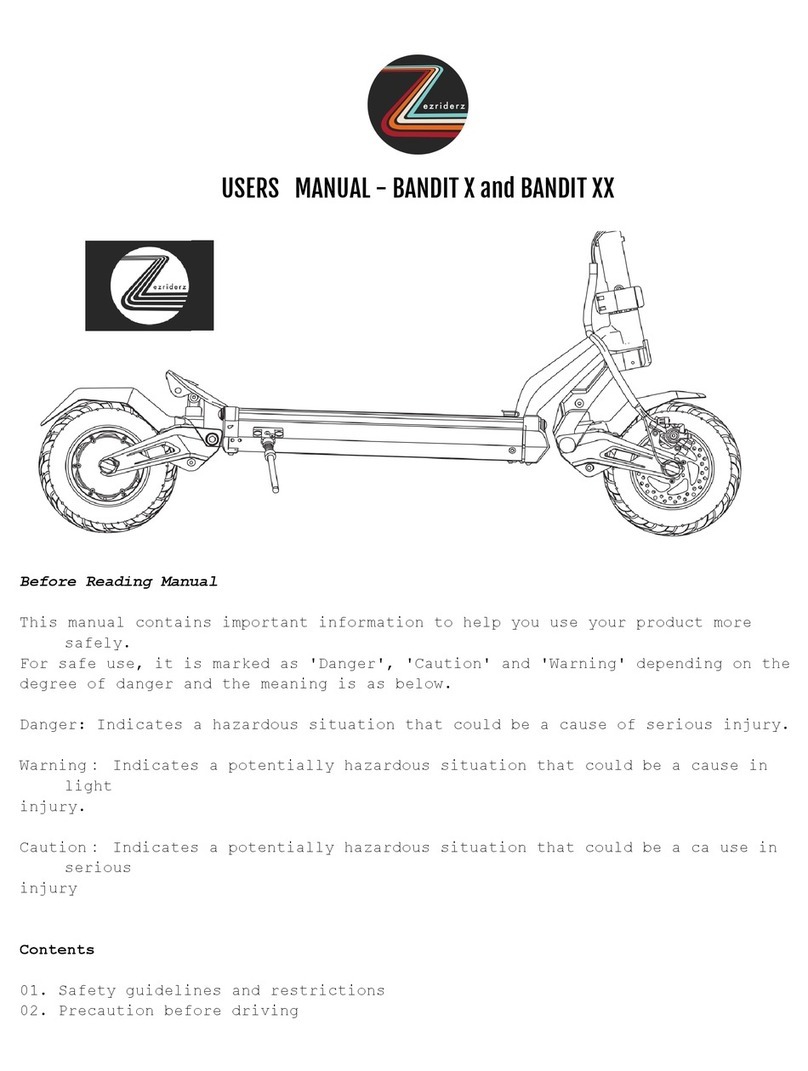 Zezriderz BANDIT X user manual