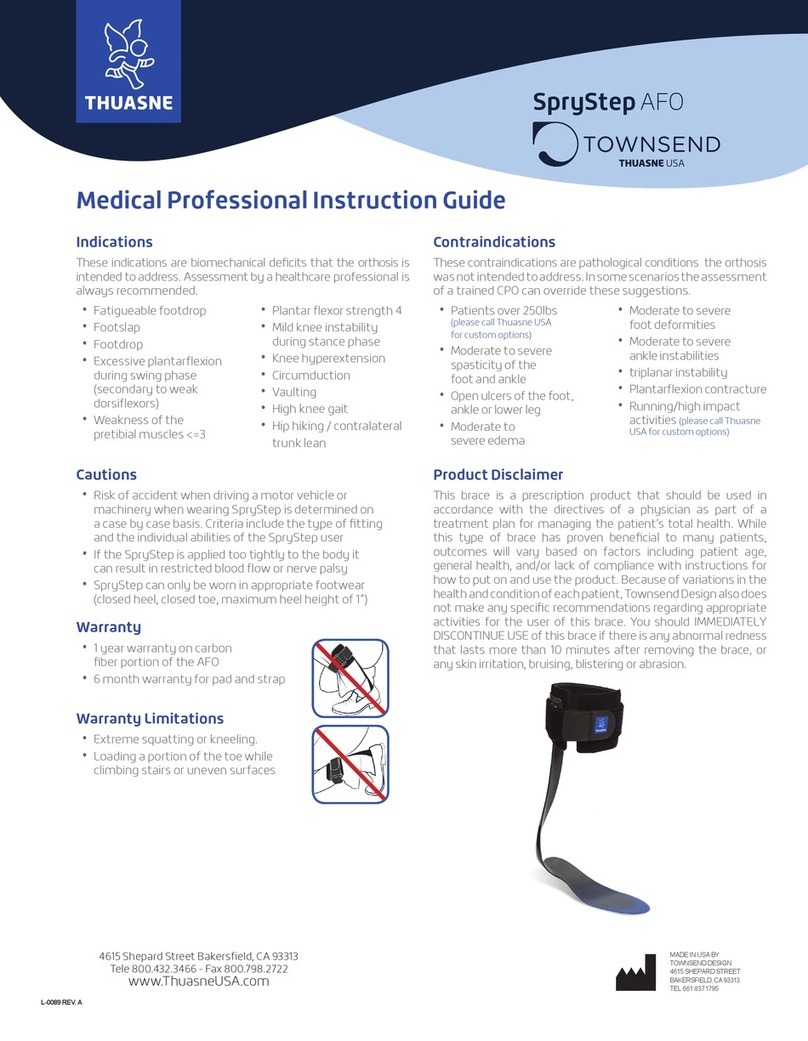 Thuasne SpryStep AFO Manual