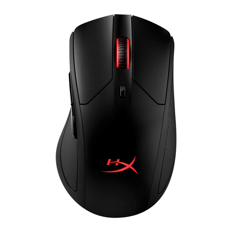 HyperX Pulsefire Dart HX-MC006B User manual HyperX Pulsefire Dart HX-MC006B User manual