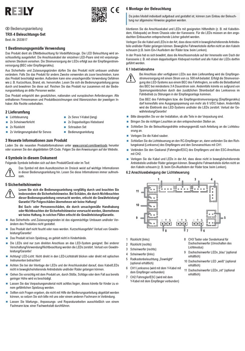 Reely TRX-4 User manual