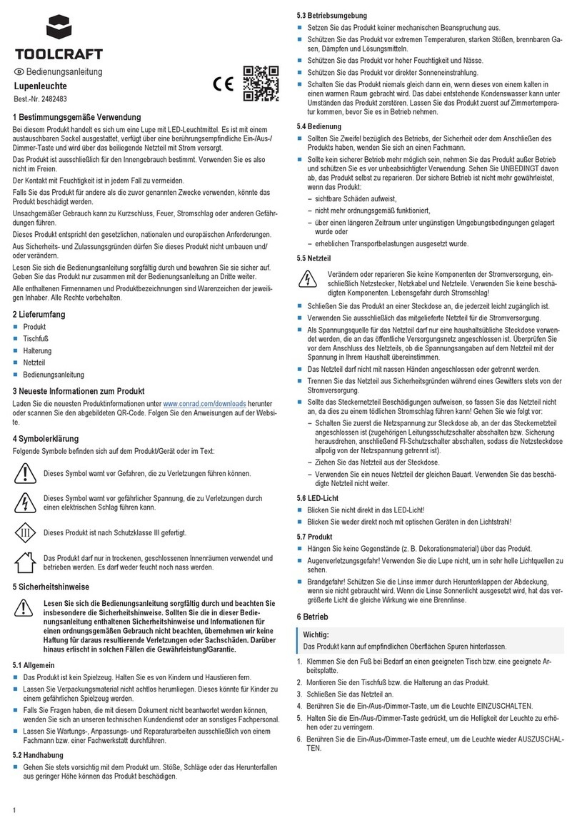 TOOLCRAFT 2482483 User manual
