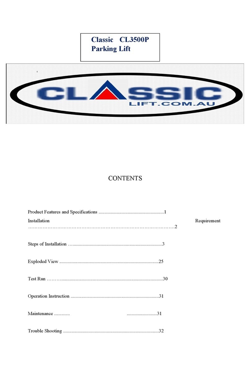 Classic CL3500P manual