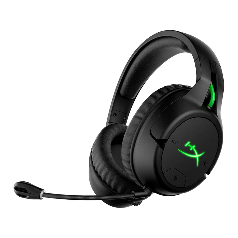 HyperX CloudX Flight HX-HSCFX-BK/WW User manual