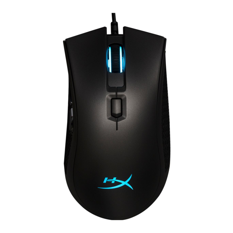 HyperX Pulsefire FPS Pro HX-MC003B User manual HyperX Pulsefire FPS Pro HX-MC003B User manual