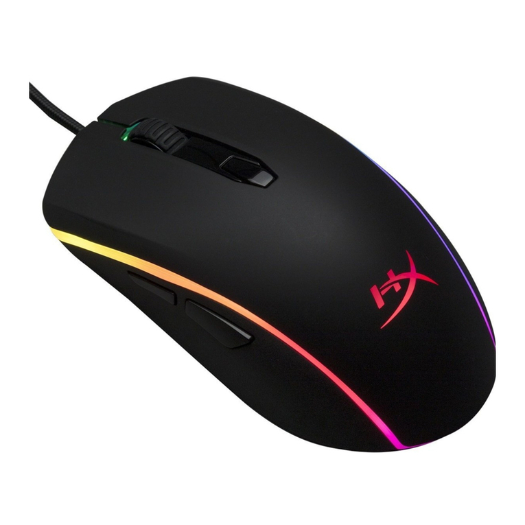 HyperX Pulsefire Surge HX-MC002B User manual