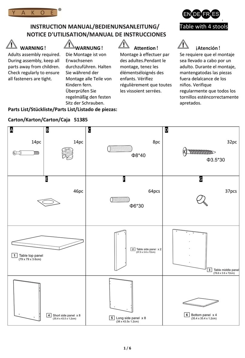 YAKOE 51385 instruction manual