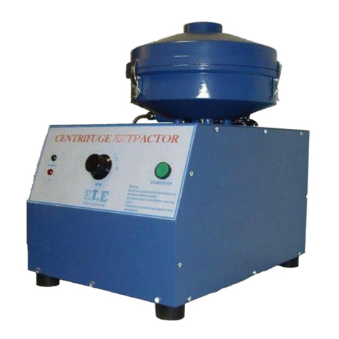 Ele 1500 operating instructions