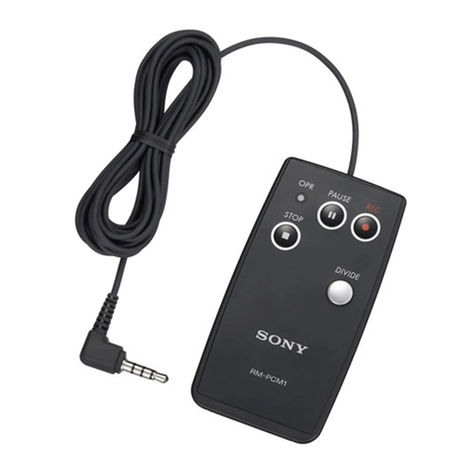Sony RM-PCM1 User manual