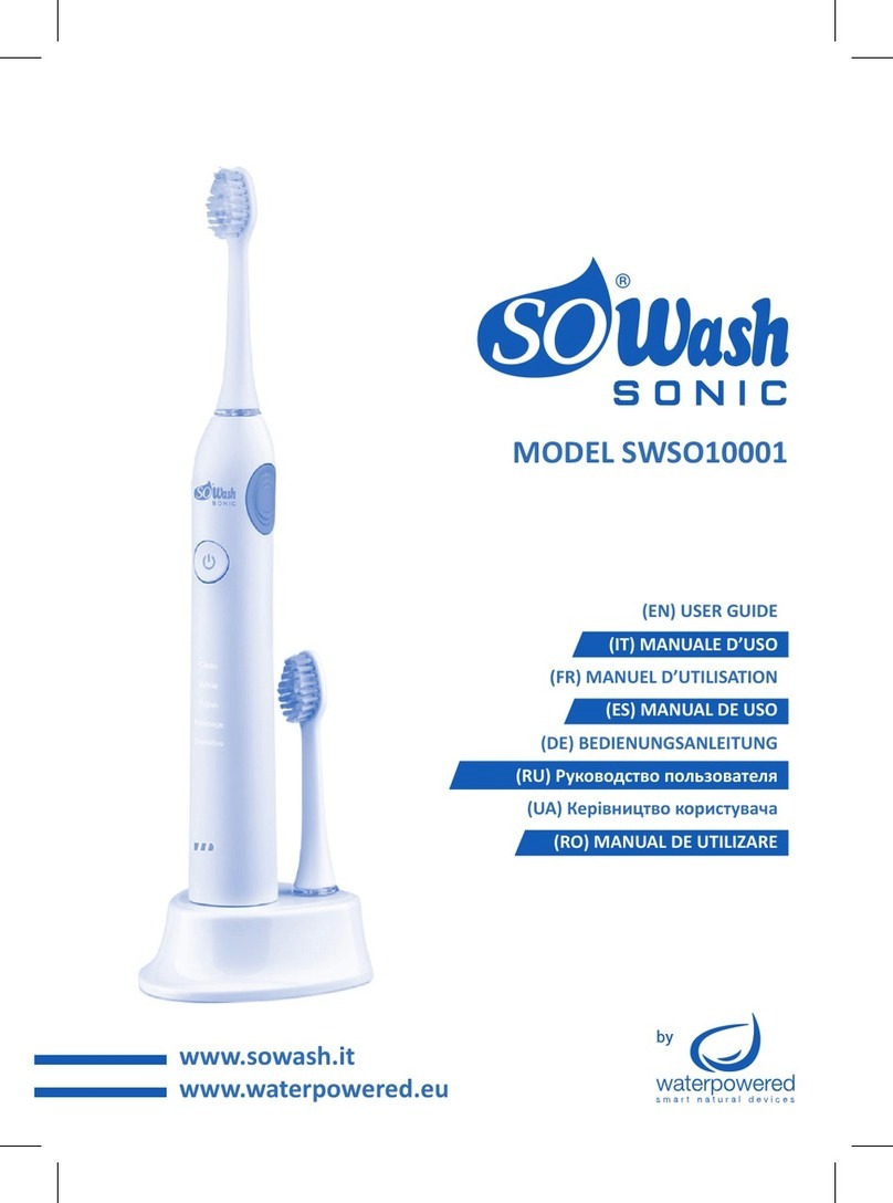 SoWash Sonic SWSO10001 user guide