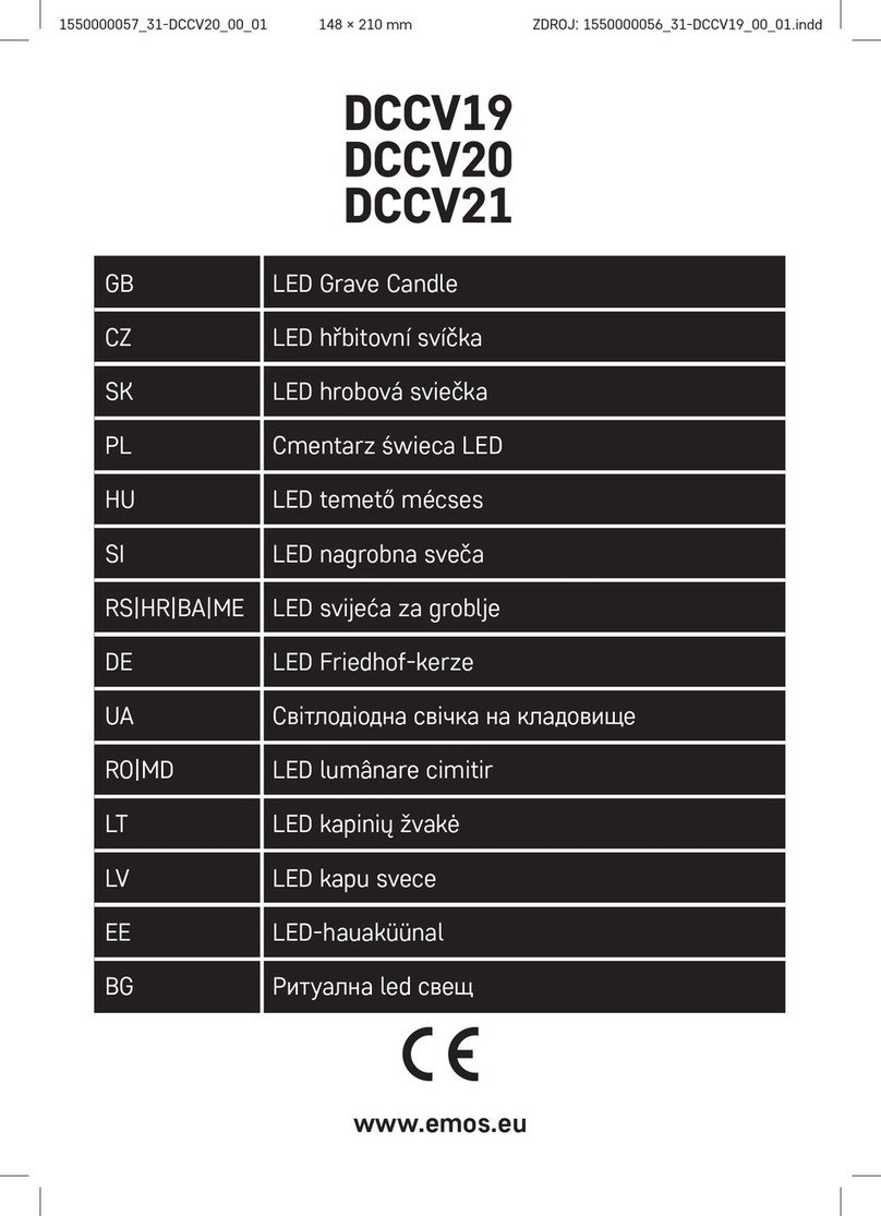 Emos DCCV19 User manual