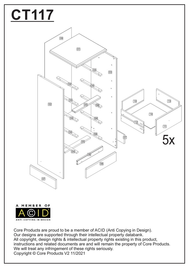 ACID Core Products CT117 manual ACID Core Products CT117 manual