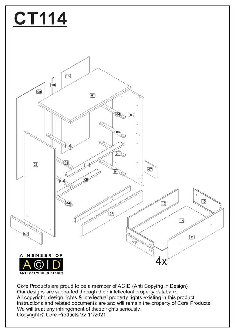 ACID Core Products CT114 User manual ACID Core Products CT114 User manual
