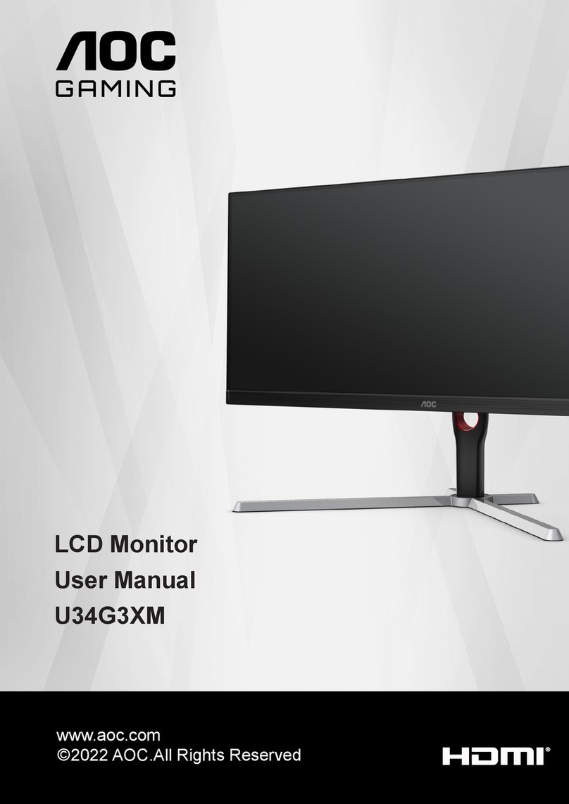AOC U34G3XM User manual