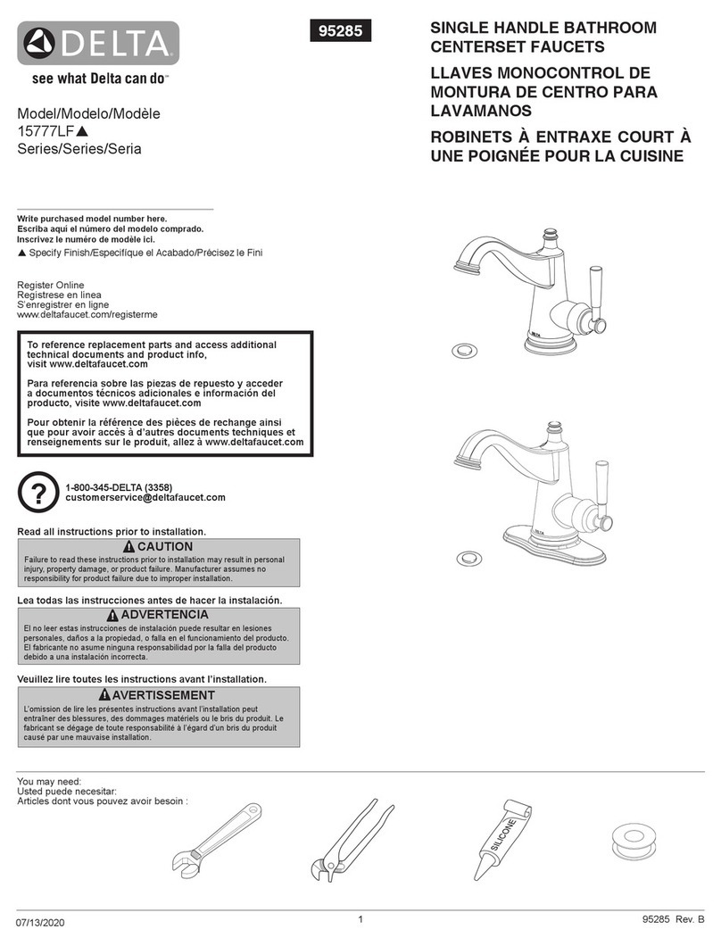 Delta 15777LF Series User manual