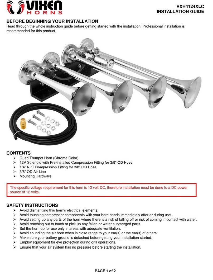 Vixen Horns VXH4124XLC installation guide