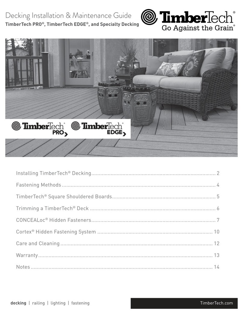 AZEK TimberTech PRO Installation & maintenance guide AZEK TimberTech PRO Installation & maintenance guide