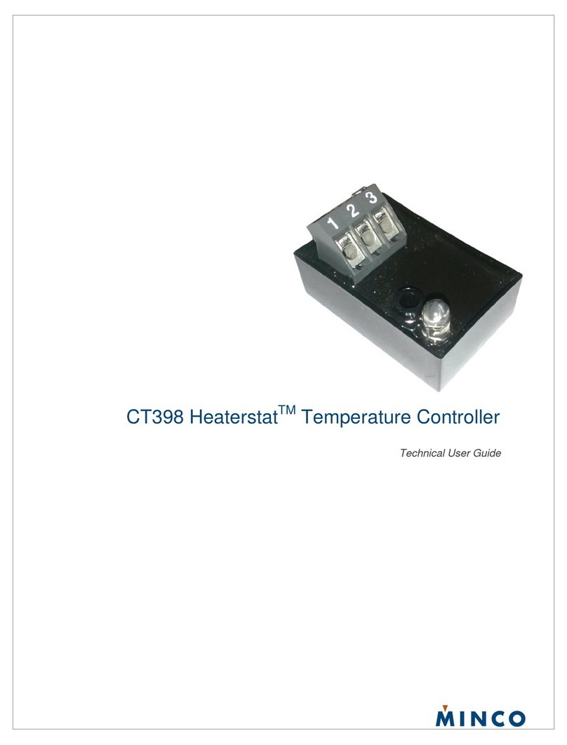 Minco Heaterstat CT398 Manual
