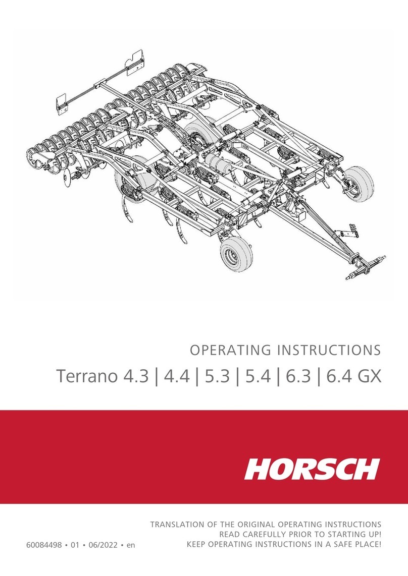 horsch Terrano 4.3 GX User manual