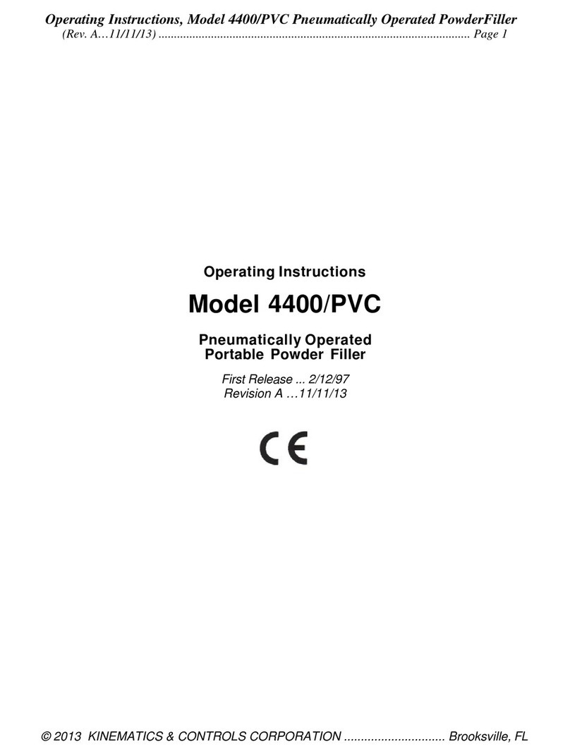 Kinematics 4400/PVC User manual