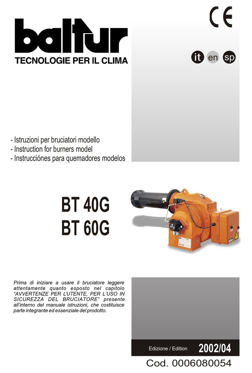 baltur BT 40G User manual