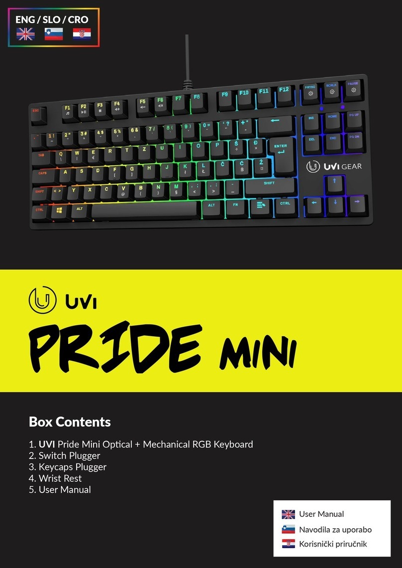 UVI Group PRIDE MINI user manual