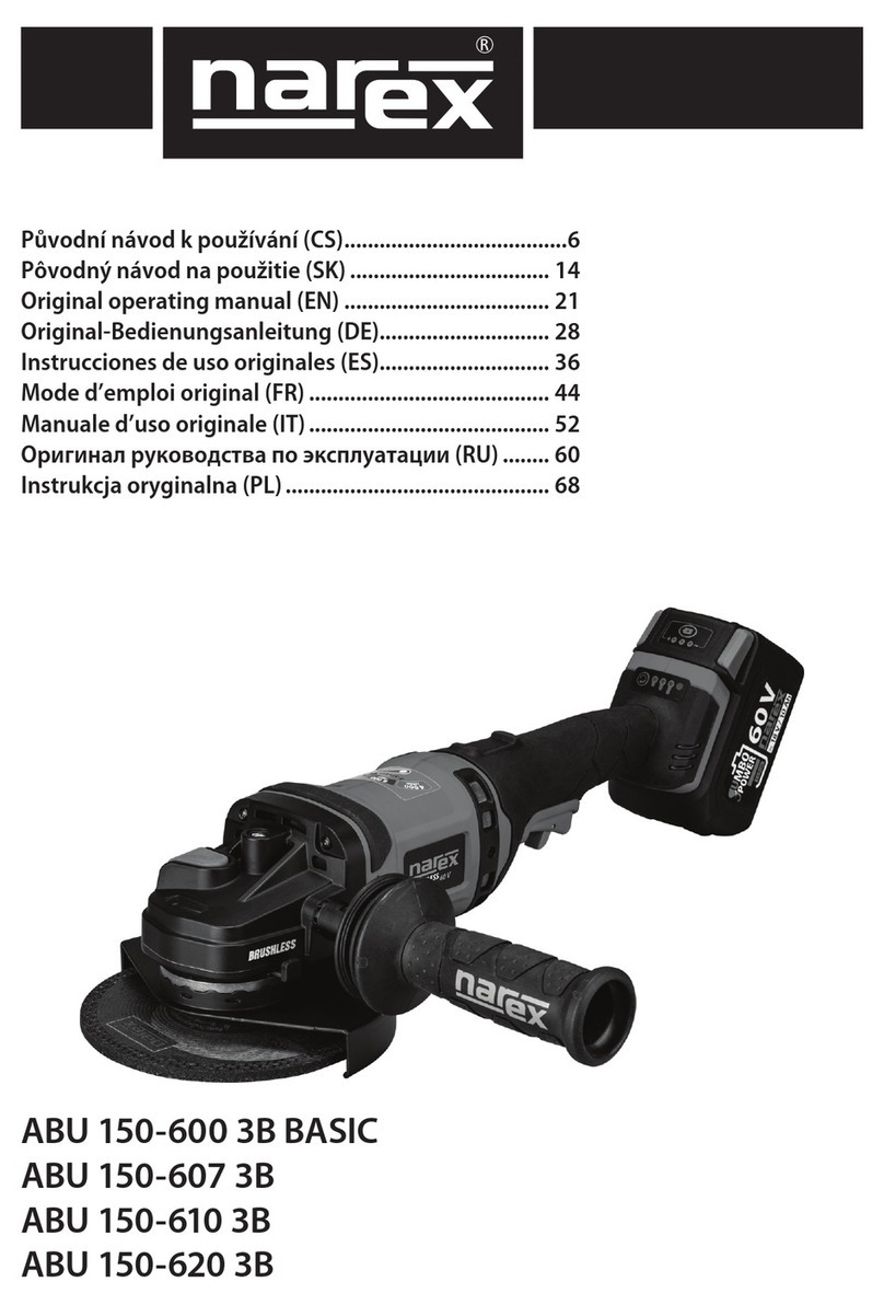 Narex ABU 150-600 3B BASIC Installation instructions