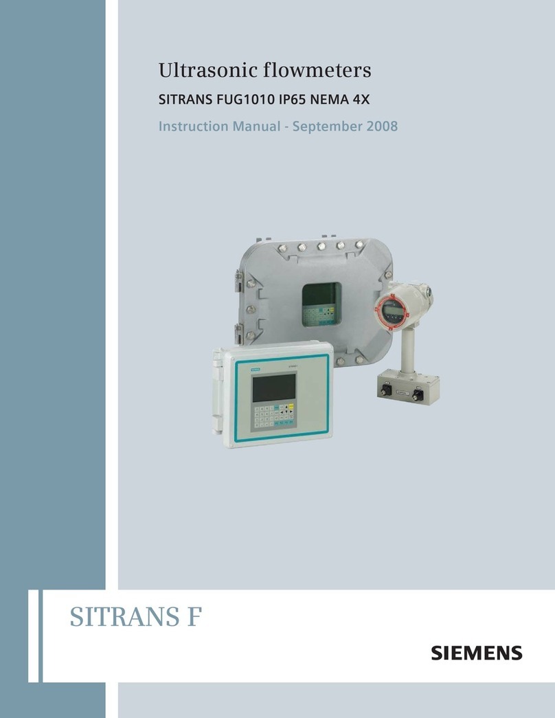 Siemens FUG1010 IP65 NEMA 4X User manual