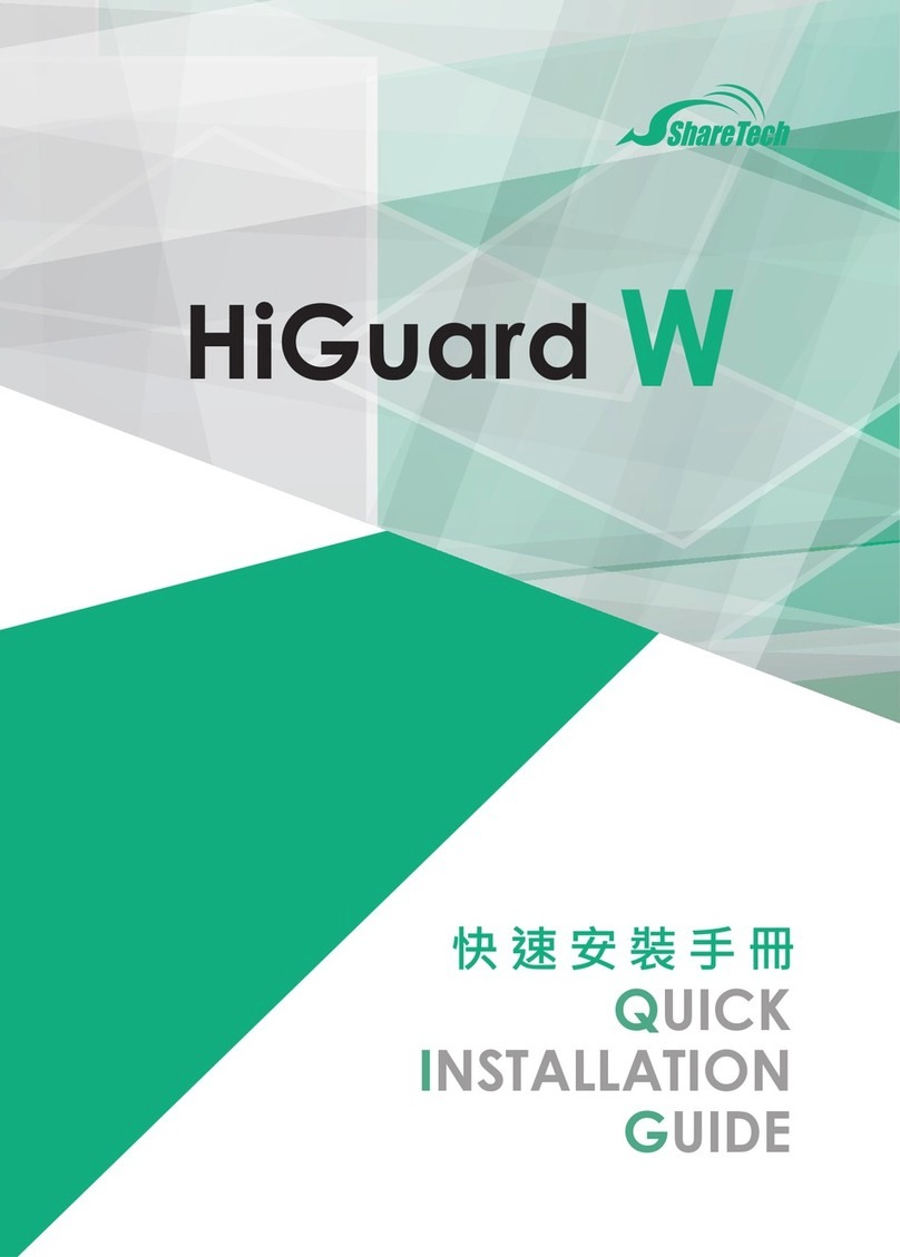 ShareTech HiGuard W Quick installation guide