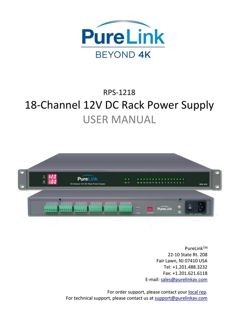 PureLink RPS-1218 user manual