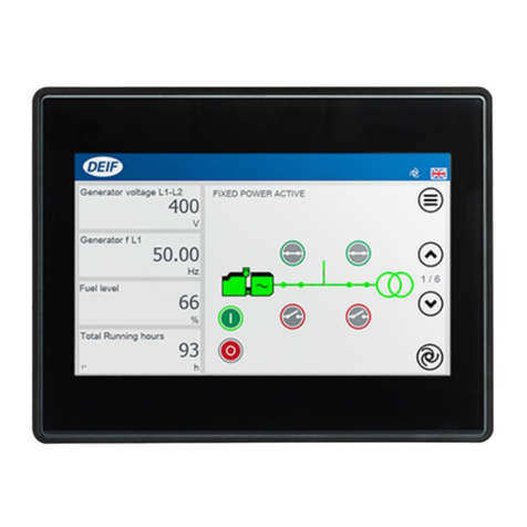 Deif TDU 107 User manual