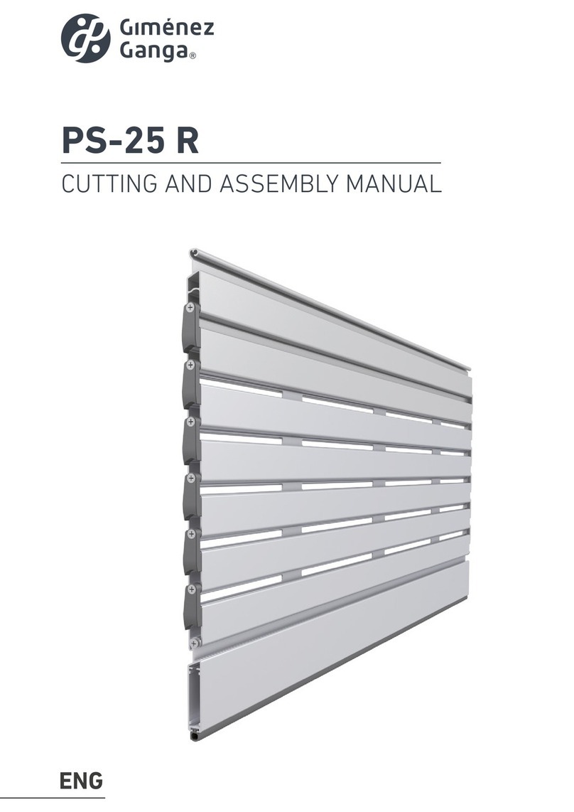 Gimenez Ganga PS-25 R Assembly manual