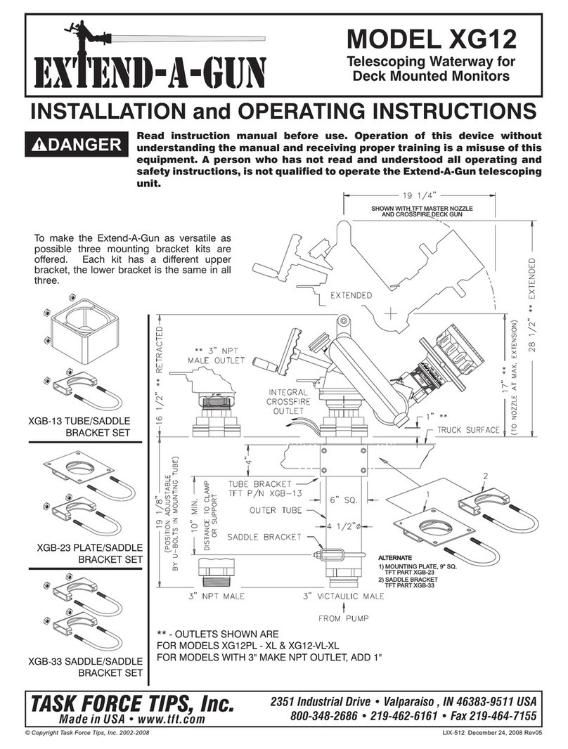 Task Force Tips Extend-A-Gun XG12 User manual
