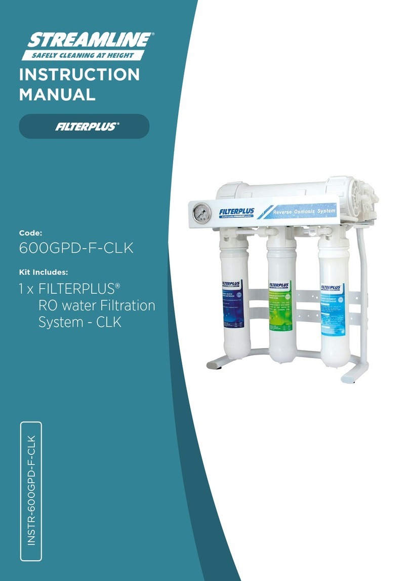 Streamline FILTERPLUS 600GPD-F-CLK instruction manual Streamline FILTERPLUS 600GPD-F-CLK instruction manual