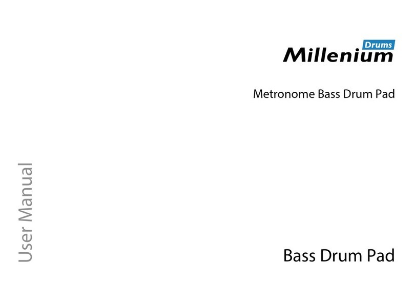 thomann Millenium Metronome Bass Drum Pad user manual