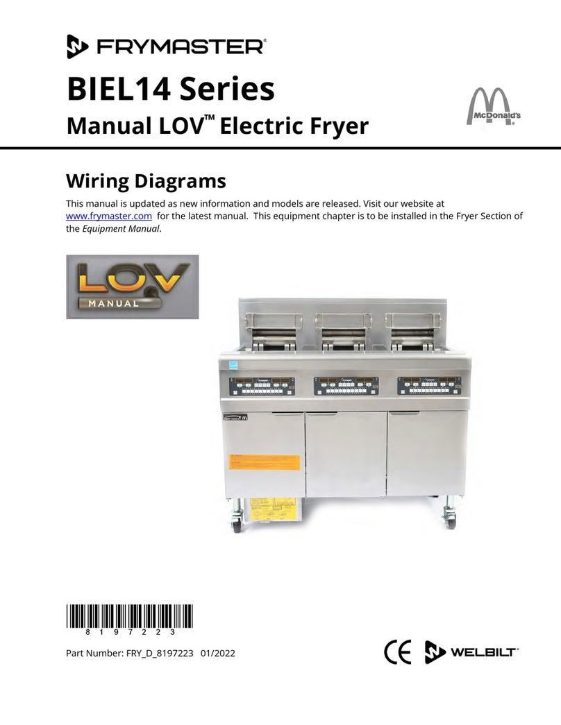 Frymaster LOV BIEL14 SERIES User manual