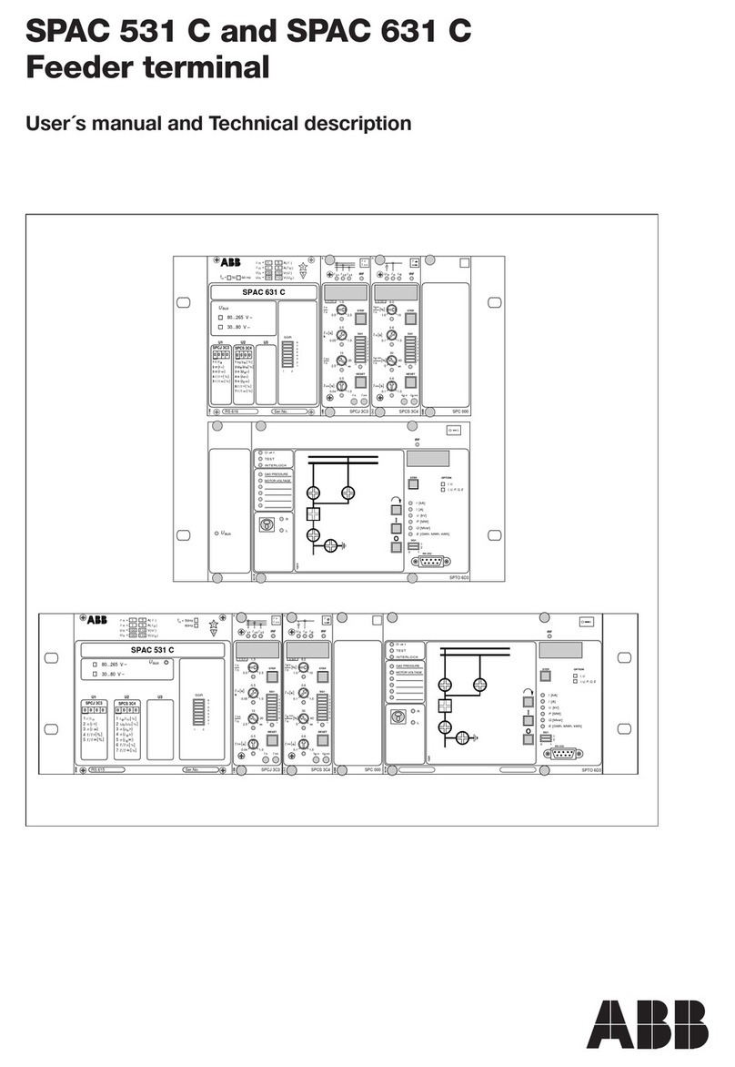 ABB SPAC 531 C Parts list manual