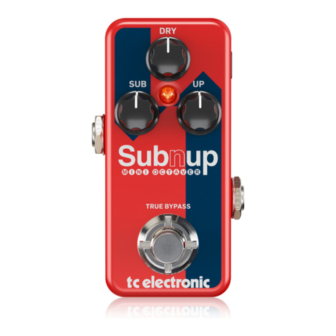 TC Electronic SUB 'N' UP User manual