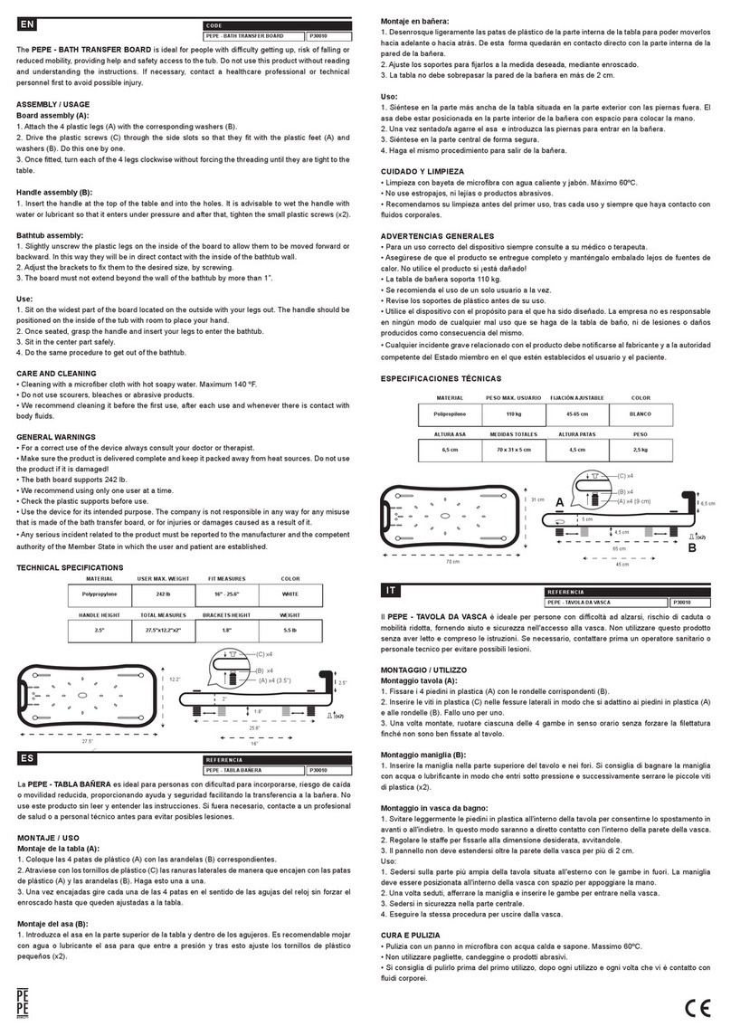 PEPE P30010 quick start guide
