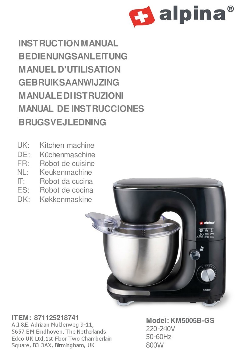 Alpina KM5005B-GS instruction manual