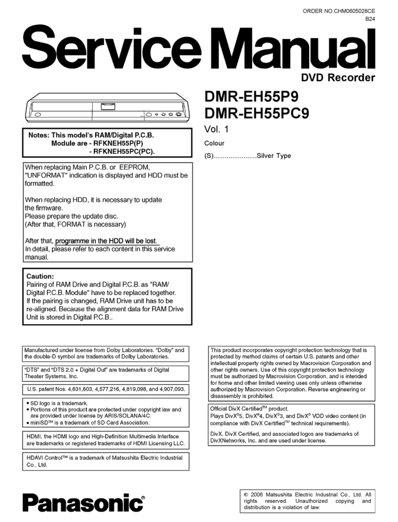Panasonic DMR-EH55P9 User manual