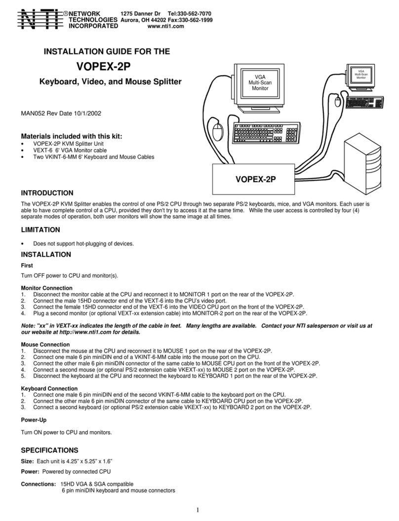 NTI VOPEX-2P installation guide