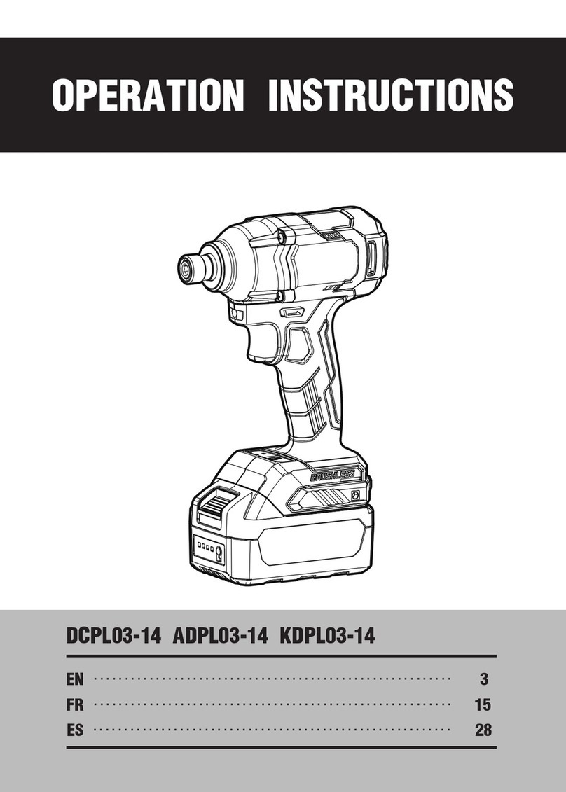 Dongcheng DCPL03-14 operating instructions