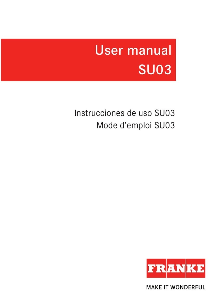Franke SU03 user manual