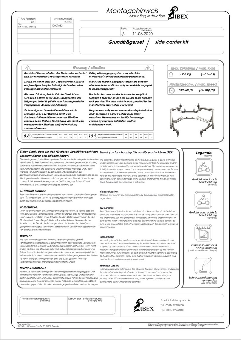 IBEX 10007032 User guide