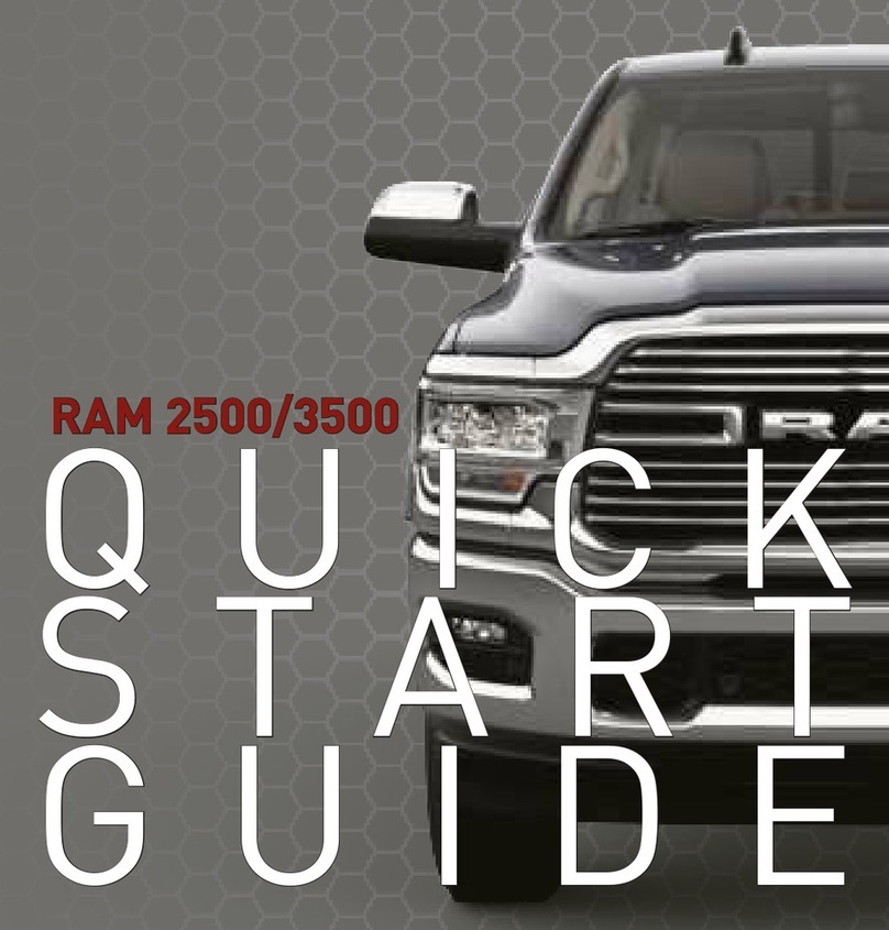 FCA US RAM 2500 quick start guide