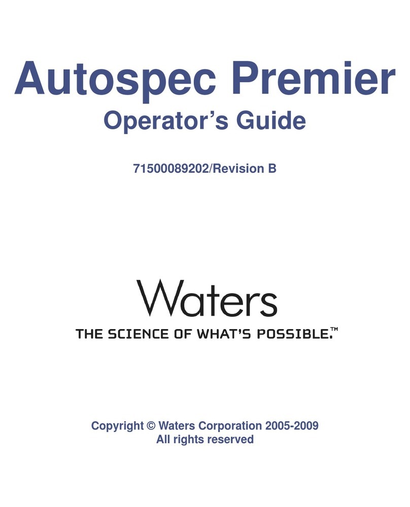 Waters Autospec Premier Manual